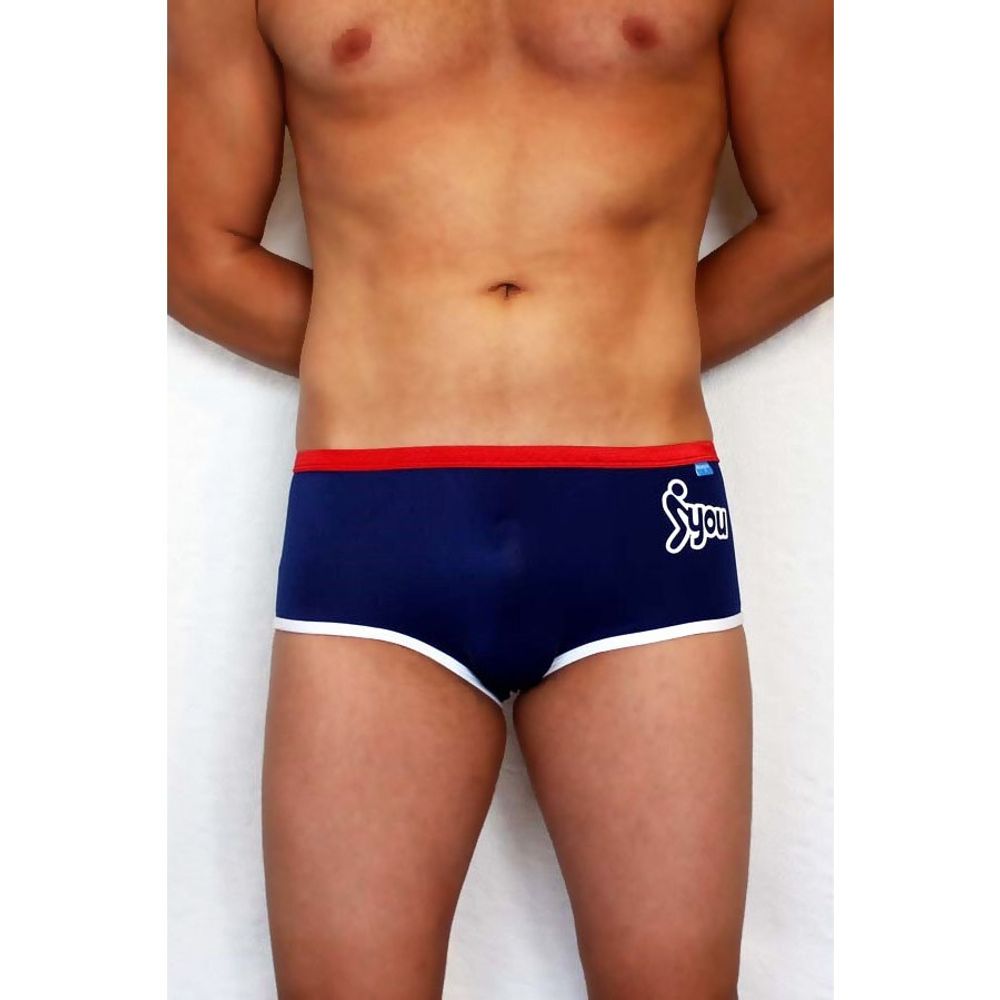 Мужские плавки хипсы темно-синие Boefje