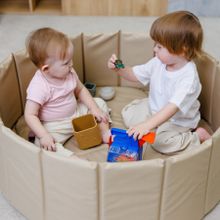 Игрушка Детский сухой бассейн TM Romana SoftPool (бежевый)