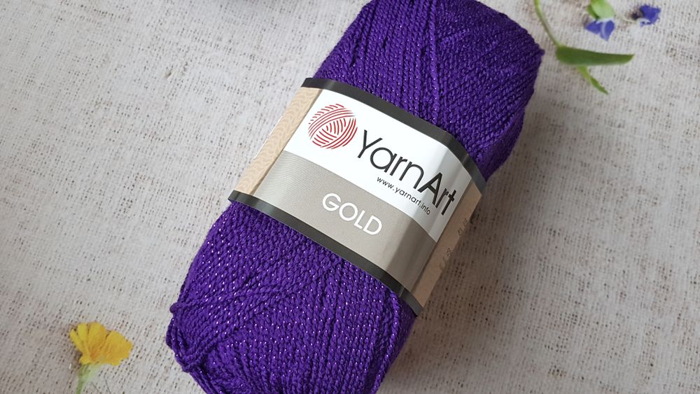 Пряжа YarnАrt &quot;Gold&quot; 9006 фиолетовый