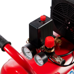 Компрессор ROSSVIK СБ4/С-50.J1048В, 260 л/мин, 8 бар, ресивер 50 л, 220 В/1,8 кВт, красный