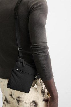 ZARA ТЕХНИЧЕСКАЯ СУМКА ЧЕРЕЗ ПЛЕЧО, ЧЕРНЫЙ