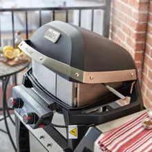 Вертел с двумя зажимами и электромотором для грилей Weber Pulse 1000 и 2000