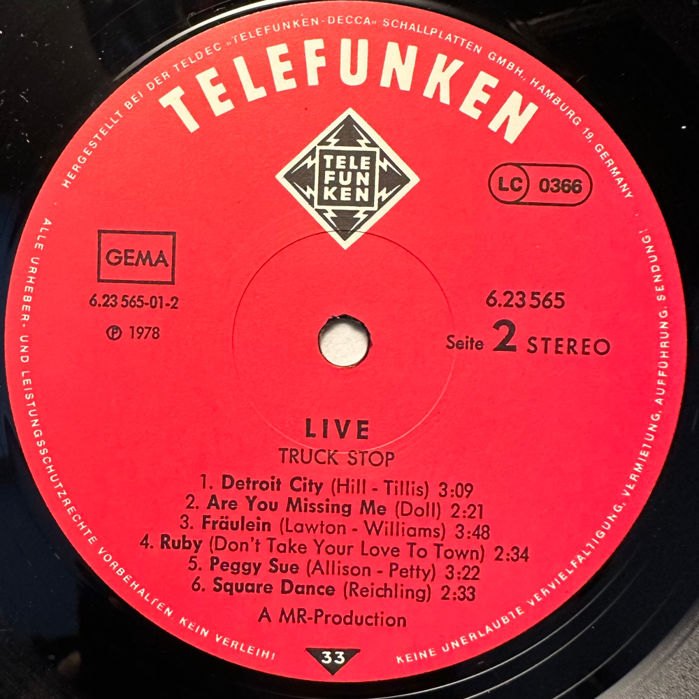 Truck Stop - Live (Германия 1978г.)