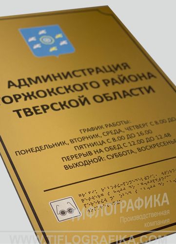 Вывески входные