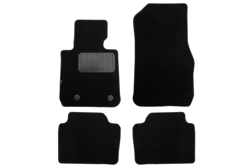 Коврики в салон для BMW 3 F30 АКПП 2011-2016, 2015-2020, седан, 4 шт. (текстиль) KLEVER03053522110KH