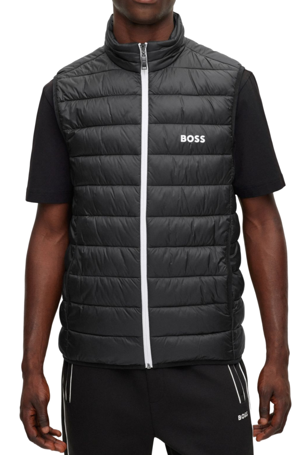 Мужская теннисная жилетка BOSS Thor - черный