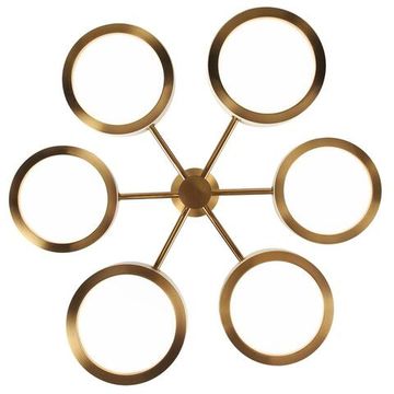 5450/99L L-VISION ODL_EX26 молочный/античная бронза/металл/керамика/хрусталь/акрил Подвес LED x 99W 2000К/3000K/4000K/переключ. RIVIERA