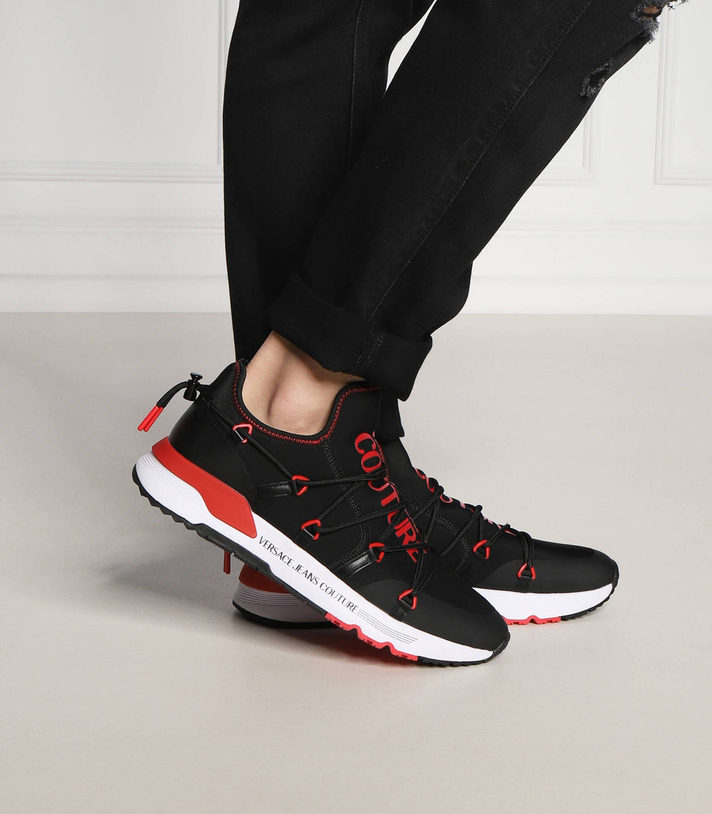 кроссовки neoprene Versace Jeans Couture - черный(74YA3SA6ZS447)