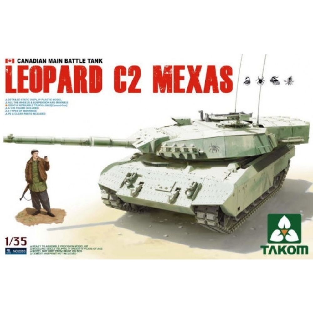 Canadian Main Battle Tank Leopard C2 Mexas 1:35 2003