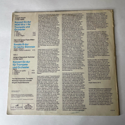 Винтажная виниловая пластинка LP Haydn Гайдн, Biber, Hummel Тимофей Докшицер, Рудольф Баршай Trompetenkonzert Es Dur (ГДР 1974)