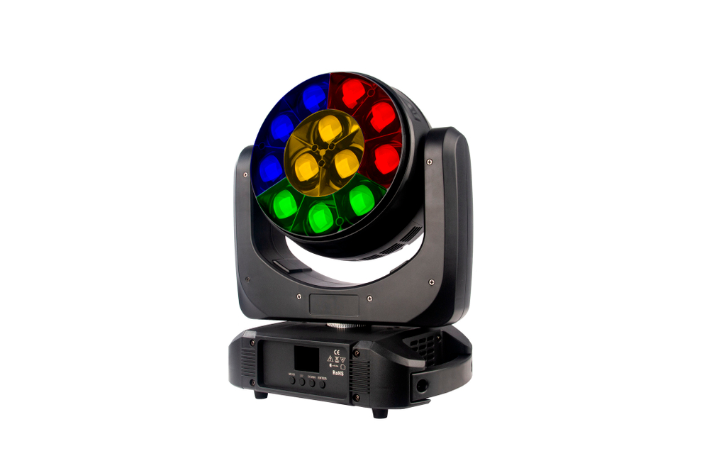 Голова полного вращения 12x40W Wash Zoom Moving Head