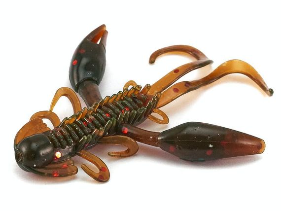 Твистеры съедобные LJ Pro Series ROCK CRAW 2.8in (7,2 см), цв. 085, 6 шт.