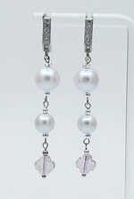 91001929 Серьги Selena Pearls