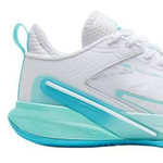 PEAK Taichi Volleyball Shoes Cushioning, Wear Resistant Low top Training Shoes Men"s White Green