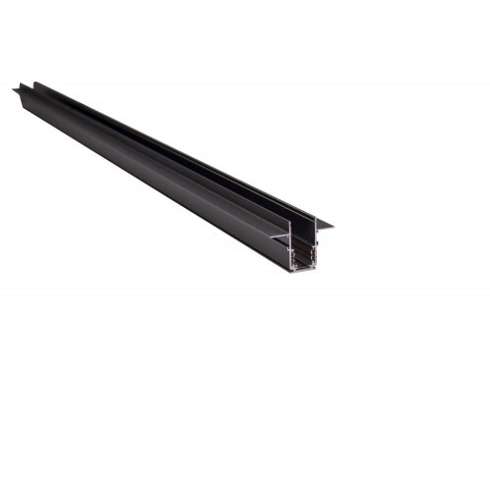 Магнитный трековый шинопровод ЭРА TRM-R20-200B встраиваемый NOVA 2м 48V черный | Магнитный шинопровод и аксессуары