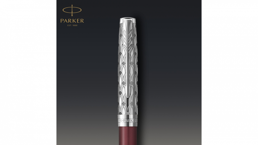 Шариковая ручка Parker Sonnet Premium Refresh RED CT, стержень: M, цвет чернил: black , в подарочной упаковке