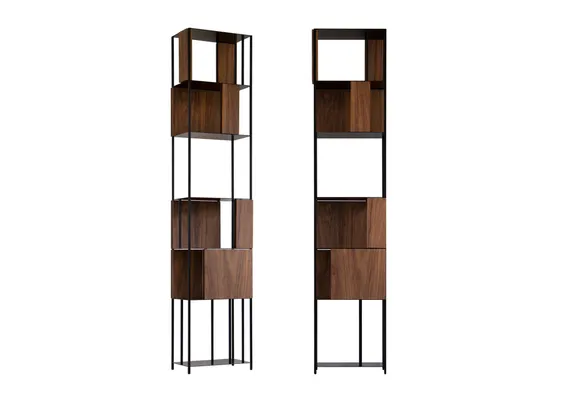 Панель для стеллажа Stripe 38*35 см (орех)