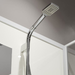 Душевая кабина Niagara Standart ST80/15Q/BK (80х80х200) квадрат,поддон 15см,распашная,проф.белый,без крыши,3 места