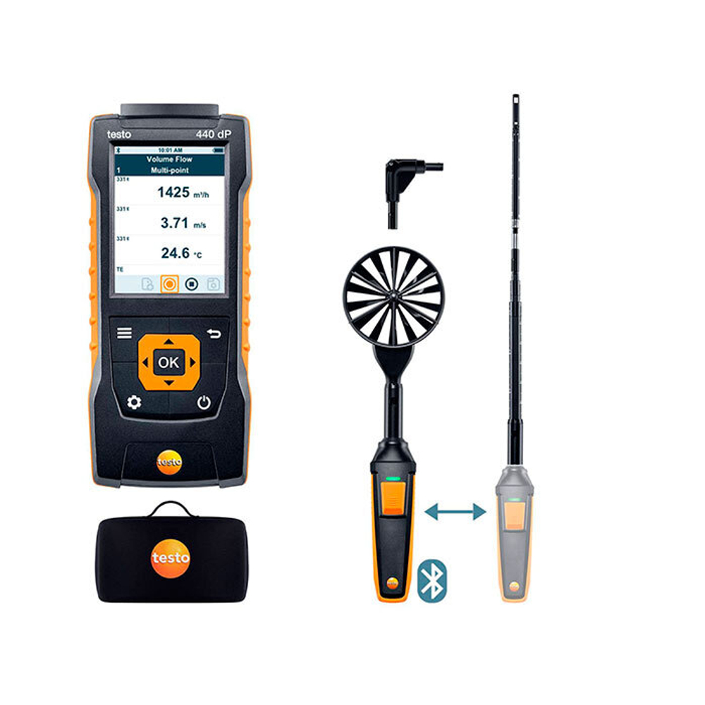 Testo 440dP. Комплект для вентиляции №1