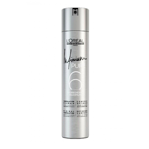 LOREAL Infiniym pure Лак для волос сильной фиксации, 500 мл
