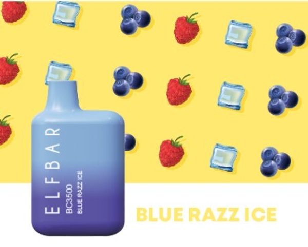 Купить Одноразовый Pod Elf bar BC3000 - Blue Razz Ice (3000 затяжек)