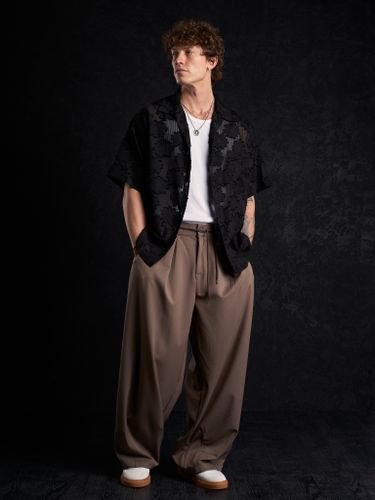 Коричневые широкие брюки 2s1studio