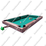Надувная командная игра "Бильярд", 8*4*1 м
