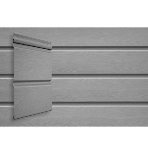 Сайдинг Grand Line Double-Брус STANDART Серый