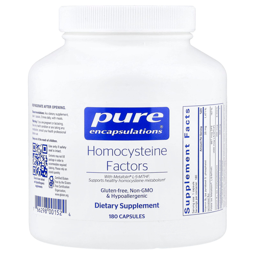 Pure Encapsulations, Homocysteine Factors, 180 капсул