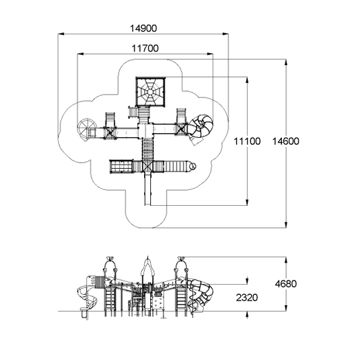 Детский комплекс "Фруктовый сад"