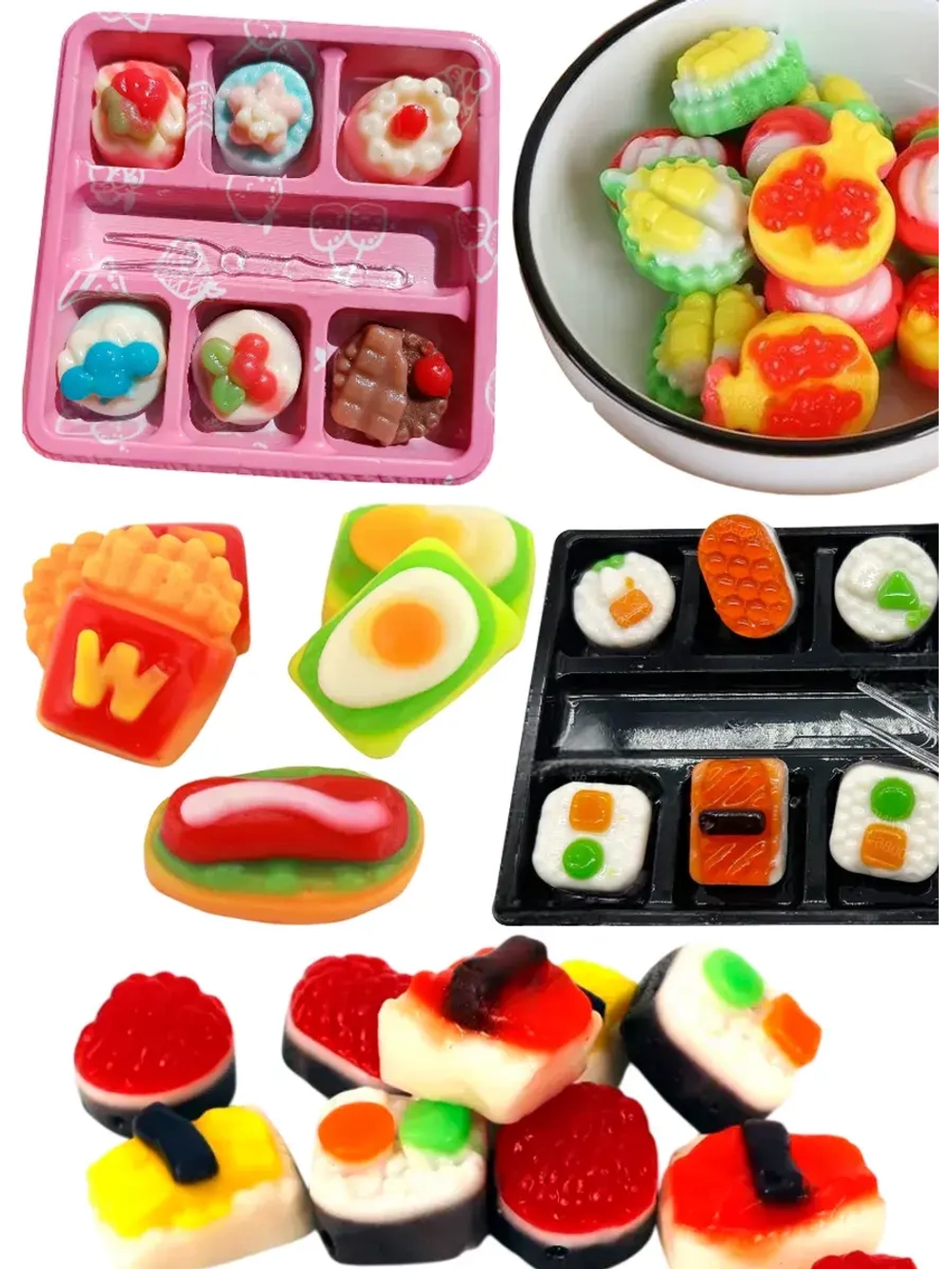 Мармеладные Суши, Фастфуд, Тортики, Фрукты 20 г * 5 шт