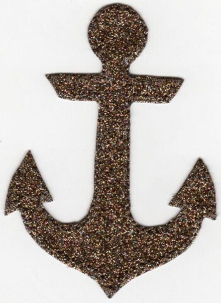 Термоаппликация HKM "Якорь", 9 х 6,5 см, 1 шт (10216100/240917/0052250/5_Германия)