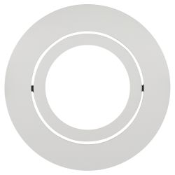 Светильник встраиваемый алюминиевый ЭРА KL86 WH под лампу MR16 GU5.3 белый