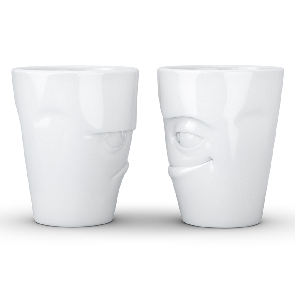 Набор кружек grumpy & impish, 350 мл, белый, 2 шт.
