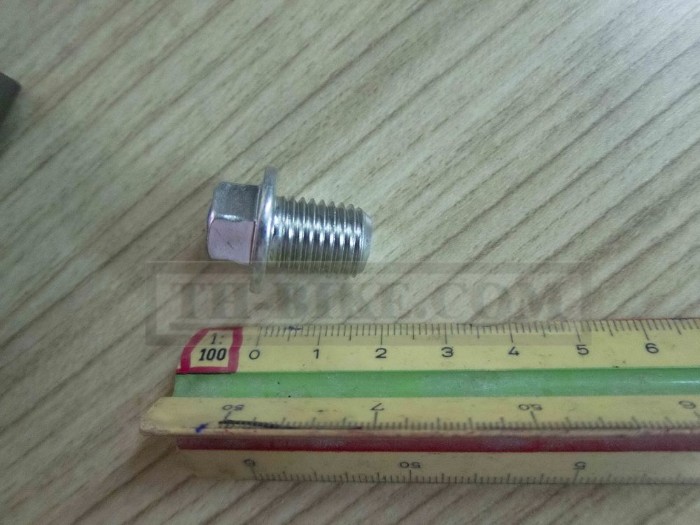 90061-KYJ-900. BOLT, DRAIN PLUG, 12MM. M12x15x1.25