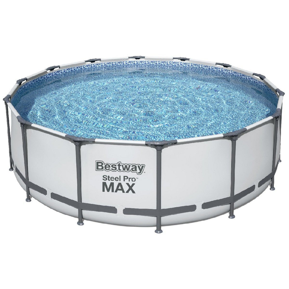 Каркасный бассейн Bestway Steel Pro 5612X (427х122 см) с картриджным фильтром, тентом и лестницей