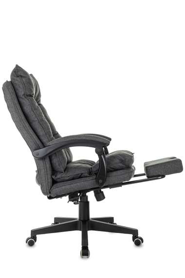 Кресло руководителя Бюрократ CH-820MSG-F темно-серый 38-417 крестов. пластик подст.для ног