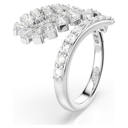 VIENNA:RING FEATHER WHI/RHS 52
