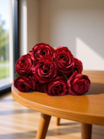 Искусственные цветы, желтые подсолнухи / Высота 44 см. 9 стебелей 9 бутонов/