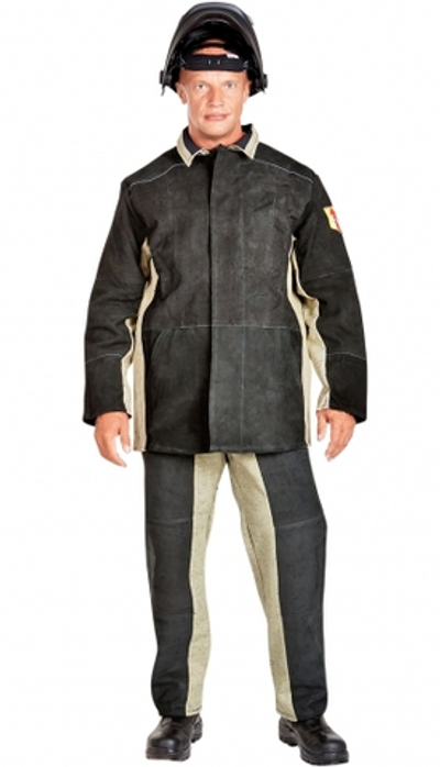 Костюм сварщика:брезентовый со спилком