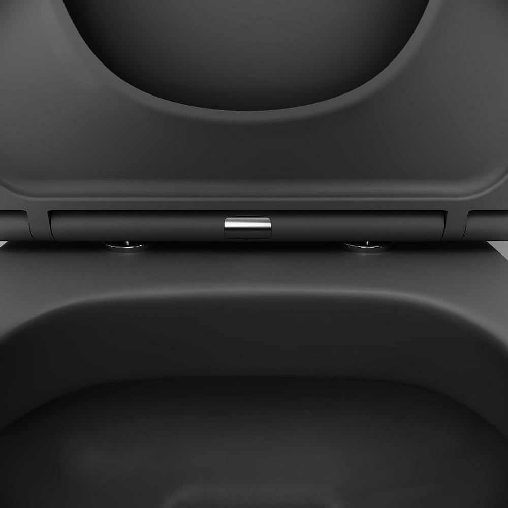 Унитаз Damixa Sirius DX86C1700MBSC подвесной Черный матовый с сиденьем Микролифт