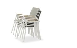 Andy, стул бежевый/бежевый, алюминий/текстилен