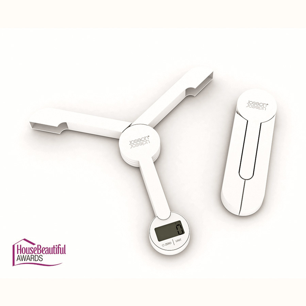 Весы кухонные складные triscale™ белые