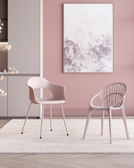 Стул Lady пластик нежно-розовый