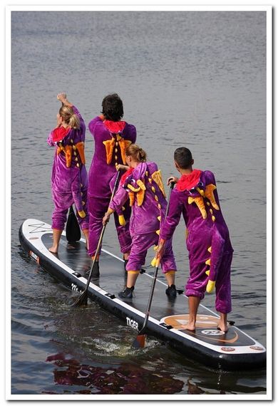 Надувная доска для SUP серфинга D7 Boards Tiger 22.0