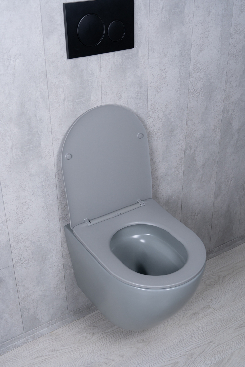 Унитаз подвесной Tornado Gid Tr2122TF-Lgm 62259Y серый матовый 49x36x36