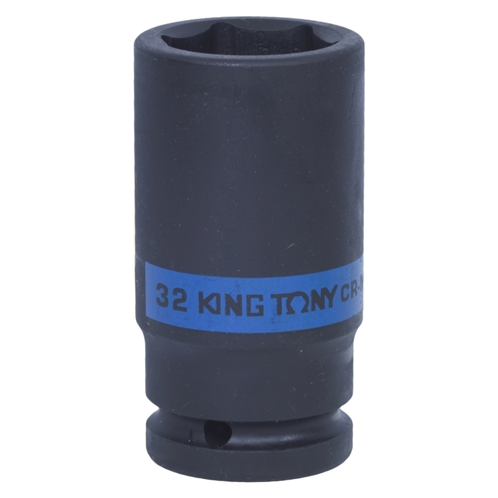 KING TONY (643532M) Головка торцевая ударная глубокая шестигранная 3/4", 32 мм