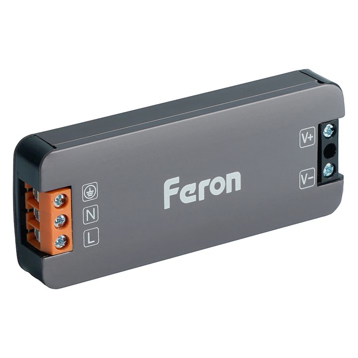Трансформатор электронный для светодиодной ленты 300W 12V IP67 (драйвер), LB007 Feron 53144