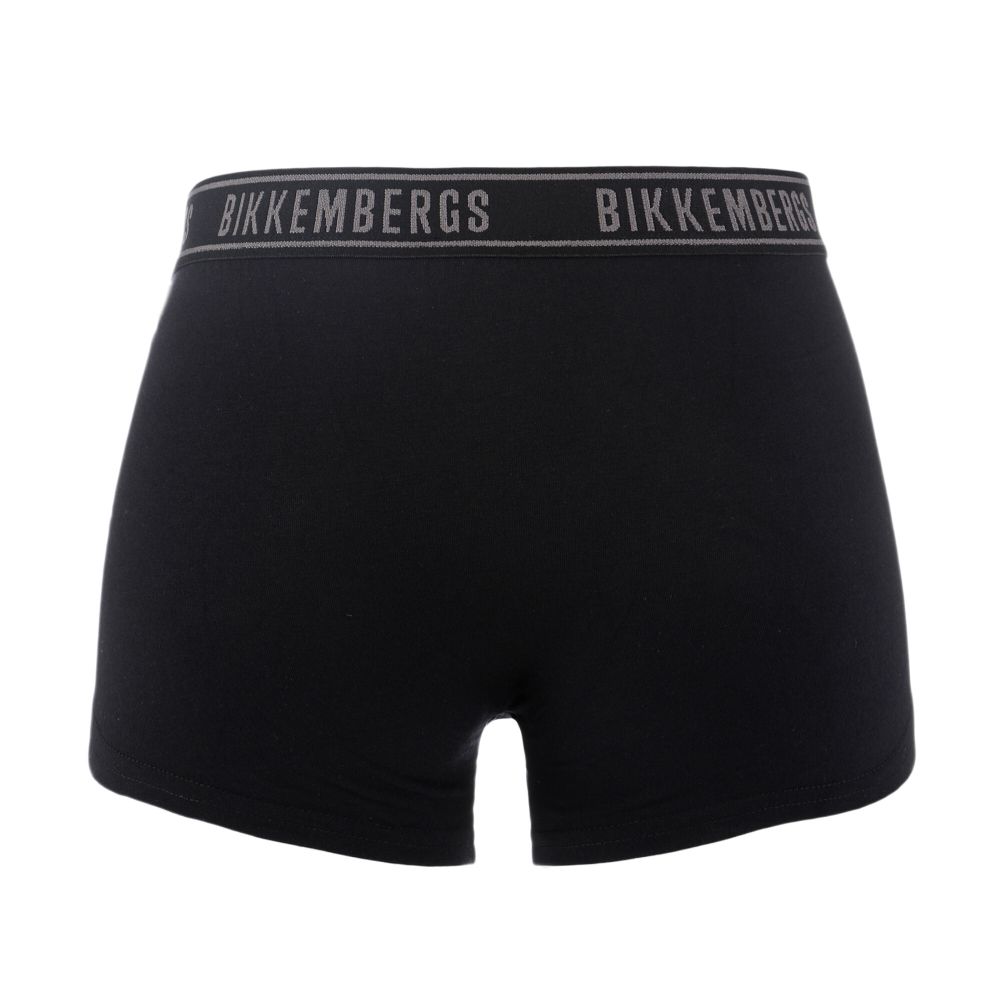 Мужские трусы хипсы (черный) набор 2 в 1 Bikkembergs BKK1UTR15BI