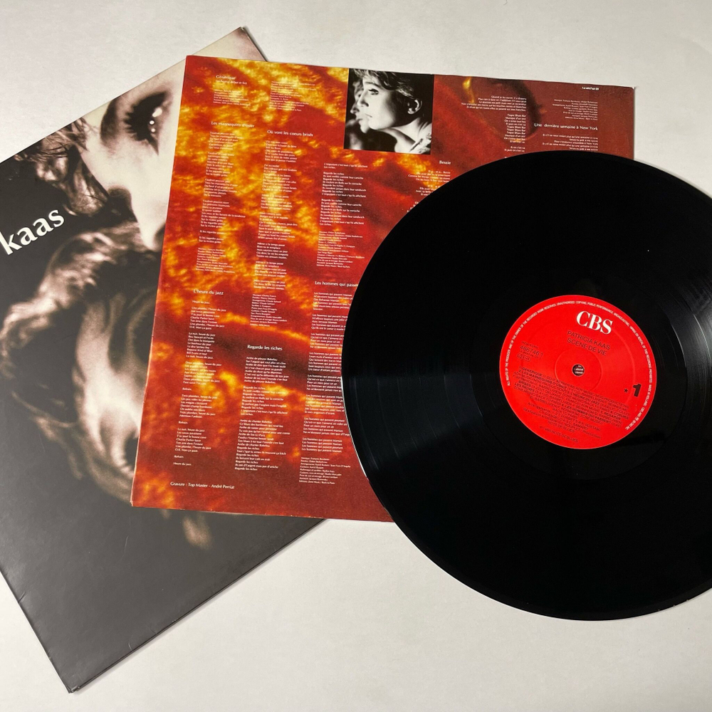 Винтажная виниловая пластинка LP Patricia Kaas Scene De Vie (Holland 1990)